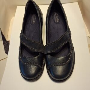 Clarks Navy Blue Dress Shoes for WOMEN